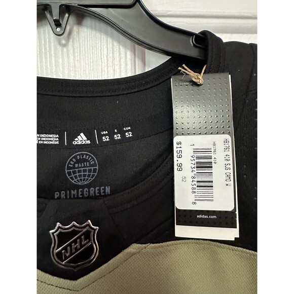 Size 52 Adidas San Jose Sharks Jersey Military I Salute Primegreen HB1761 NEW - Picture 3 of 3